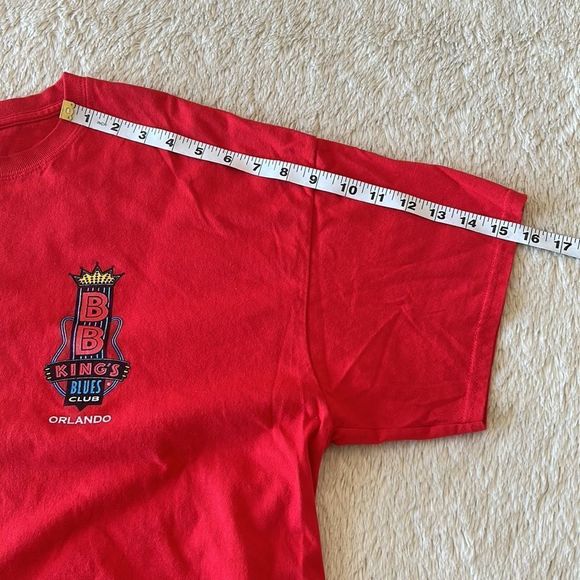 BB King blues club Orlando Florida short sleeve shirt red size XL - Picture 15 of 16
